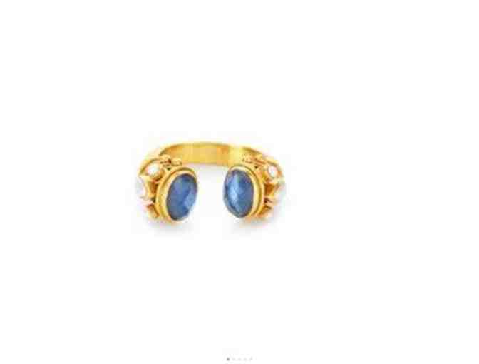 Byzantine Ring in Sapphire Blue by Julie Vos