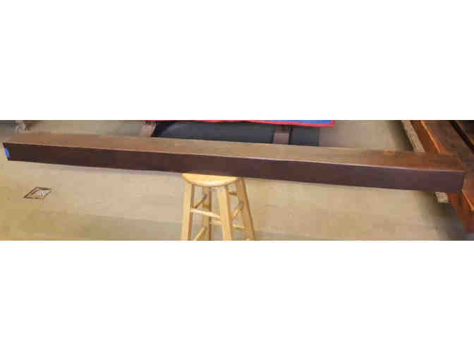 Custom Redwood Mantel