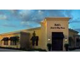 1% Real Estate Discount and $100 Gift Card to Bob's Steakhouse