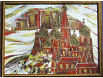 Painting of St. Basil's Cathedral by Gayatri Manchanda