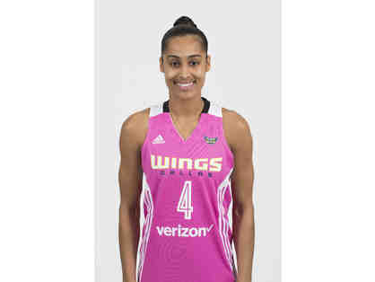 Skylar Diggins-Smith Game-Worn, Autographed Dallas Wings Breast Health Awareness Jersey