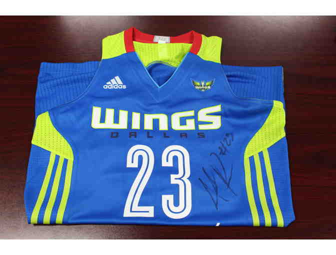 Aerial Powers Authentic, Autographed Dallas Wings Jersey