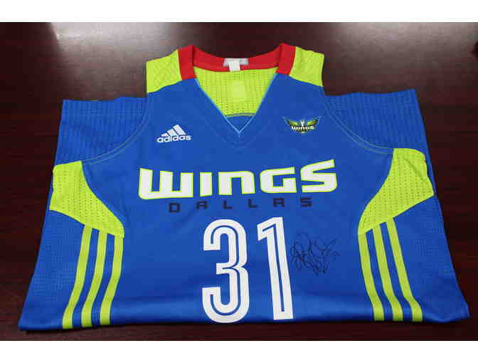 Erin Phillips Authentic, Autographed Dallas Wings Jersey
