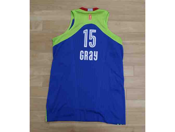 Allisha Gray #15 | 2017 Rookie of the Year Signed Game Worn Jersey