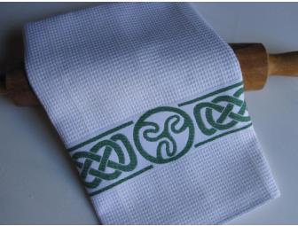 3 Irish Tea Towels + Glass Cloth
