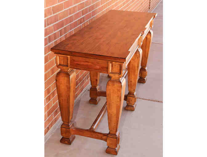 Bernhardt Wood Console Table