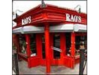 Dine at Rao's and don't worry about the ride!