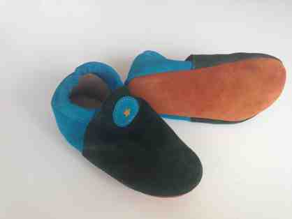 1 pair of children's handmade moccasins from Soft Star Shoes