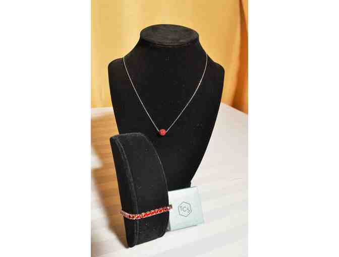 Touchstone Crystals July Birthstone Jewelry Set