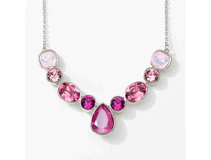 Touchstone Crystal Rose Garden Necklace, Bouquet Earrings, and Rose Ice Bracelet