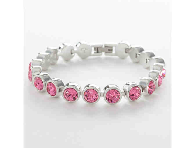 Touchstone Crystal Rose Garden Necklace, Bouquet Earrings, and Rose Ice Bracelet