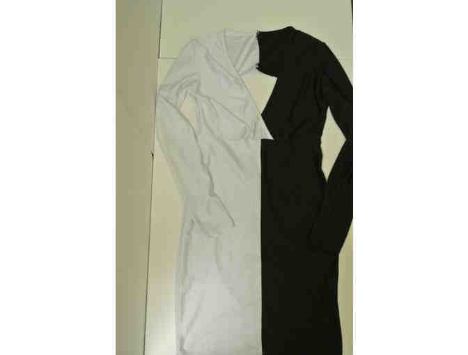 VIP Diva's Black and White Bodycon Dress