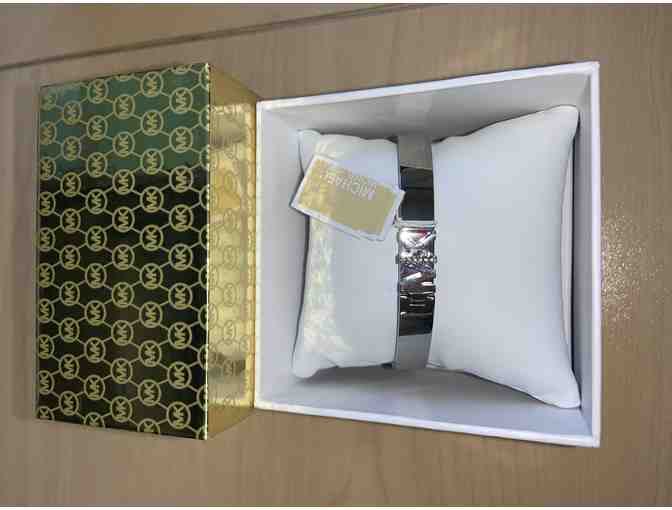 Michael Kors Women's Silver-Tone Hamilton Bracelet