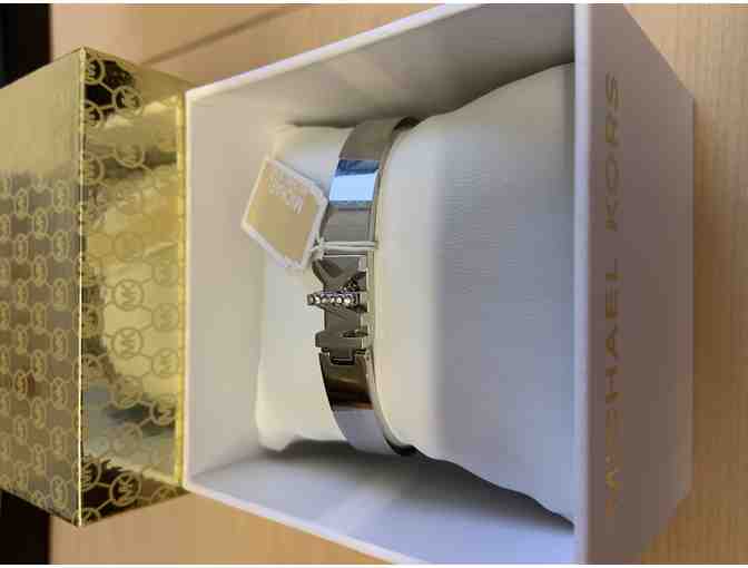 Michael Kors Women's Silver-Tone Hamilton Bracelet
