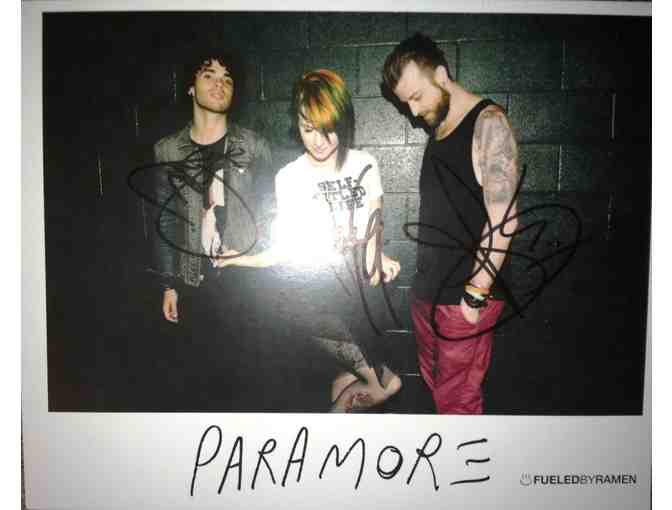 Paramore Autographed Photos