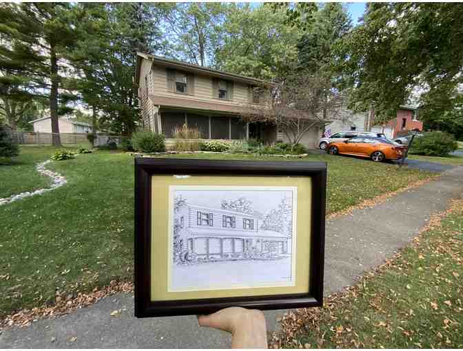 Hand-drawn Sketch of Your Home or Condo by Eric Braun