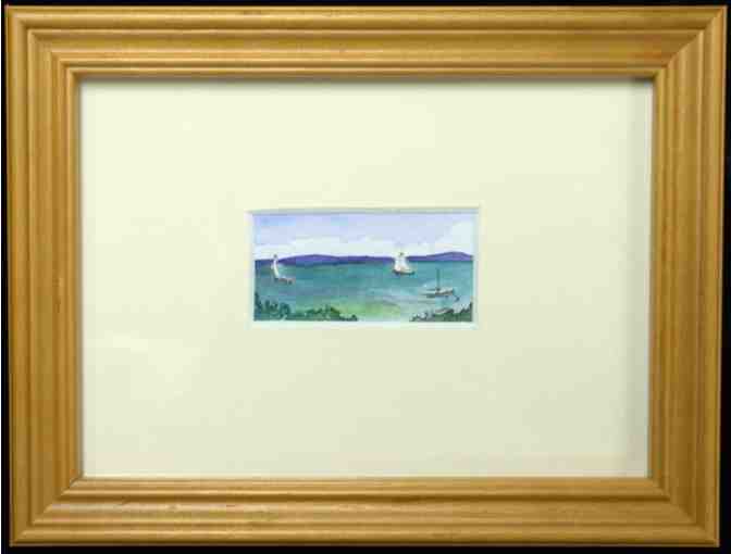Casco Bay Miniature Watercolor
