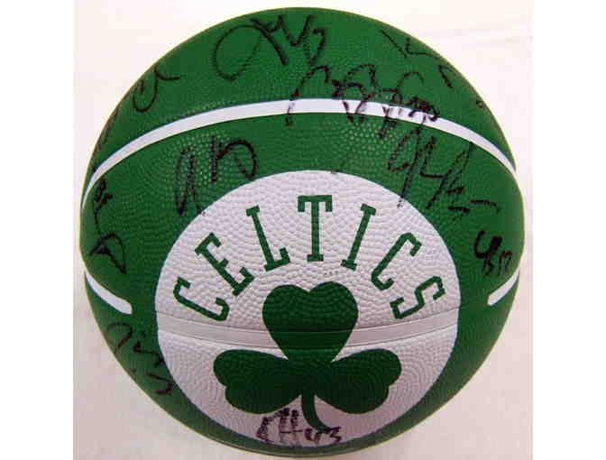 Celtics Team Autographed Basketball