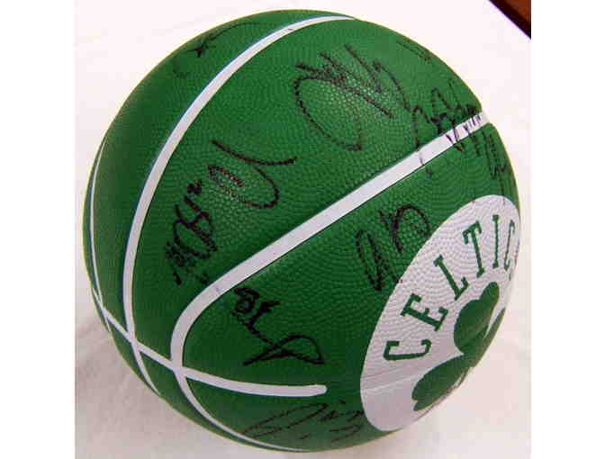Celtics Team Autographed Basketball