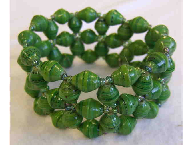 BeadforLife Jewelry & Basket Set (Green shades)