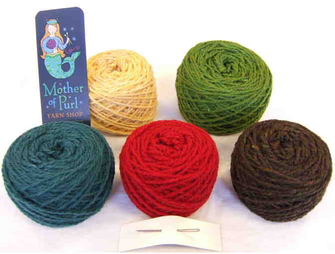 Folk Art Hat Pattern & Yarn Set from Mother of Purl Yarn Shop