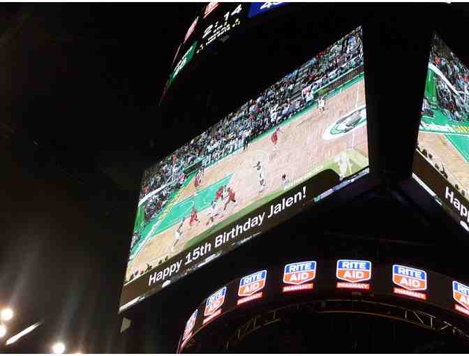 2 Courtside Tickets to Boston Celtics vs. Charlotte Bobcats on 4/11/14
