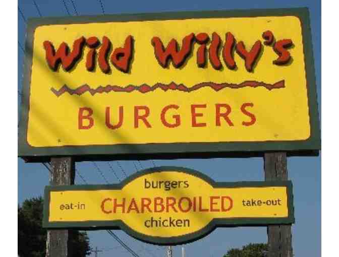$20 Gift Certificate to Wild Willy's Burgers
