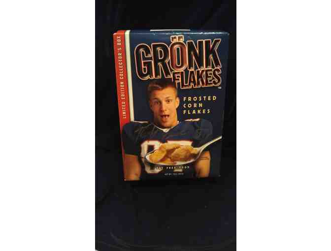 Rob Gronkowski Autographed Gronk Flakes
