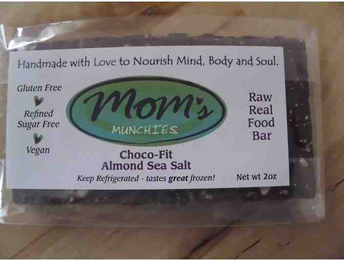 6 Choco-Fit Almond-Sea Salt Real Food Bars  from Mom's Organic Munchies