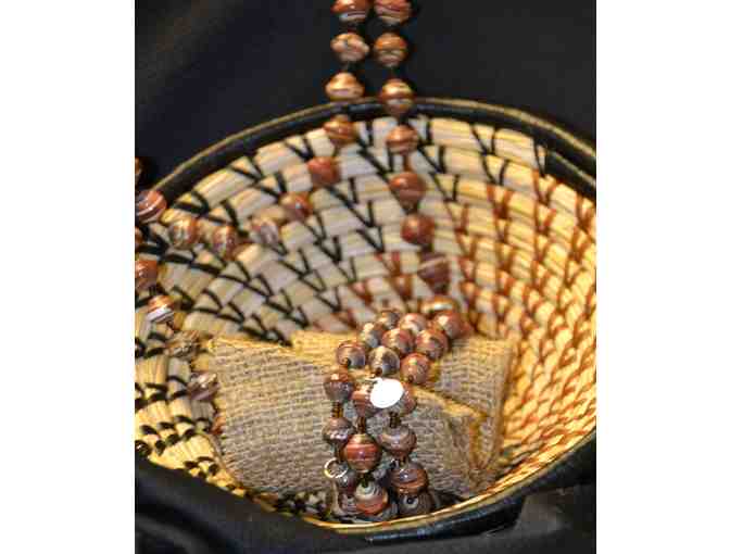 BeadforLife Jewelry & Basket Set (Earthtones)