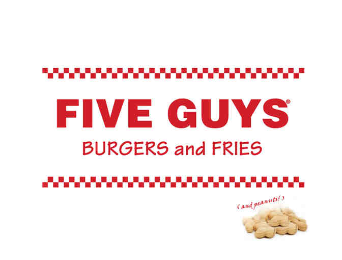 $25 Gift Card to Five Guys Burgers & Fries
