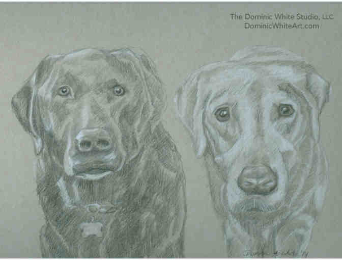 A Pet Portrait Sketch or  $75 off a Larger Commission Work