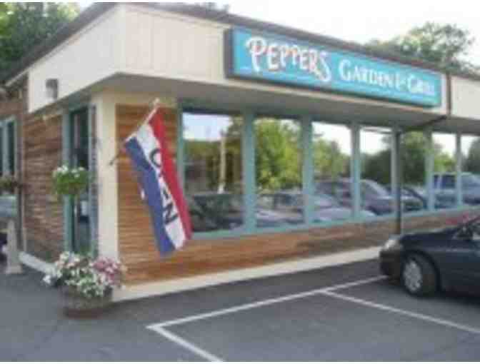 Two $25 Gift Cards to Peppers Garden & Grill