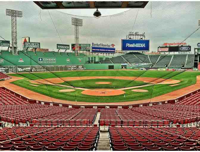 2 Tickets to Red Sox vs. Cleveland Indians Game, Seats behind Home Plate - Photo 5