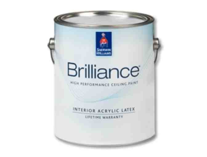2 Gallons of Sherwin-Williams Ceiling Paint with Roller Kit