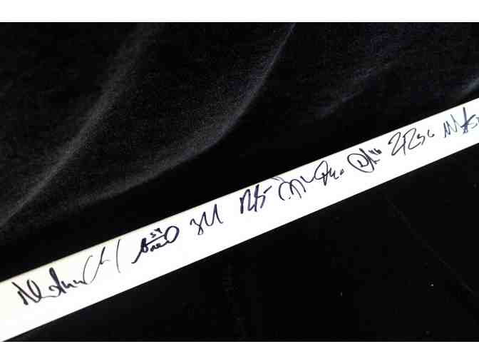 Boston Bruins Signed Stick by the 2015-2016 Team