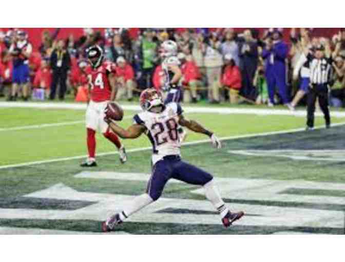 JAMES WHITE AUTOGRAPHED FOOTBALL