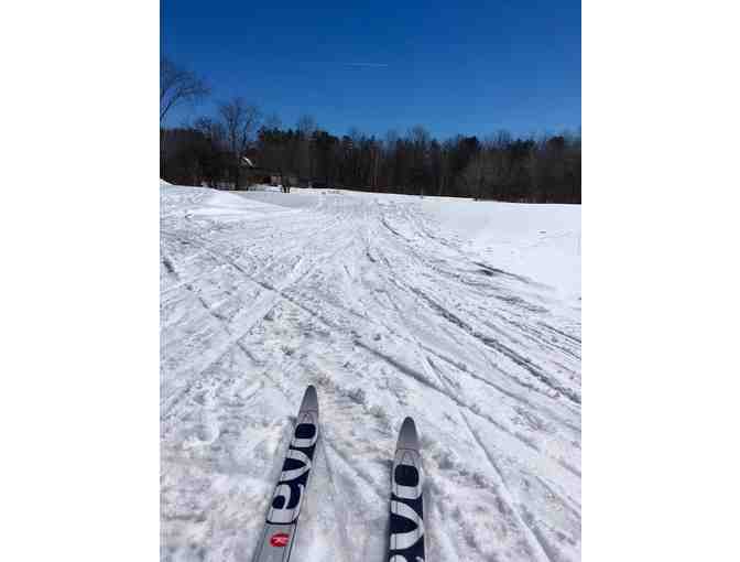 CROSS COUNTRY SKI PACKAGE AT CARTER'S XC SKI IN BETHEL MAINE FOR ONE