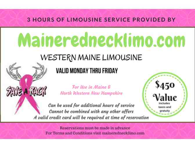 3 HOURS OF LIMO SERVICE FROM MAINE REDNECK LIMO - Photo 1