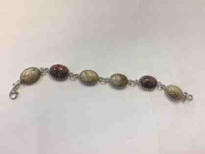 7 inch Maine Stone Bracelet in Silver