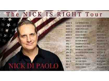 2 Tickets to see Comedian Nick DiPaolo at Jonathan's Ogunquit - May 4, 2018, 8:00 pm