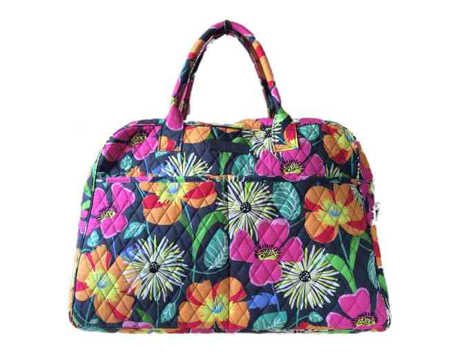 Vera Bradley Overnight Travel Bag in Jazzy Bloom