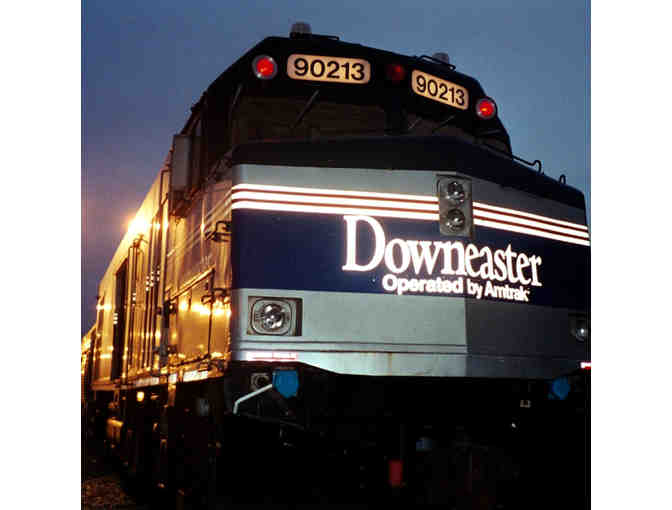 FOUR ROUND-TRIP TICKETS ON THE DOWNEASTER
