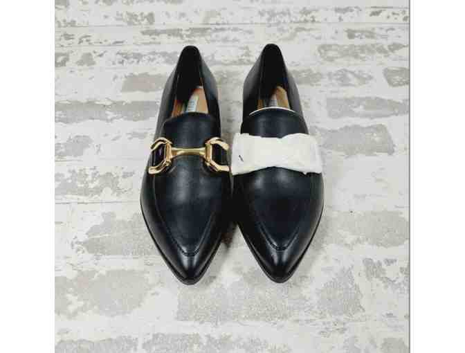 Steven New York Vilena Black slip on shoes size 9 - Photo 1