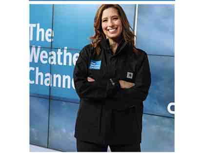 Carhartt Rain defender light weight coat - worn by The Weather Channel Meteorologists