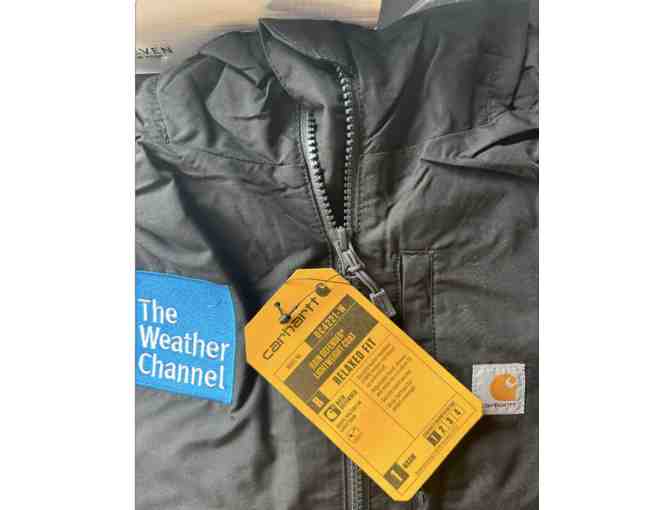 Carhartt Rain defender light weight coat - worn by The Weather Channel Meteorologists