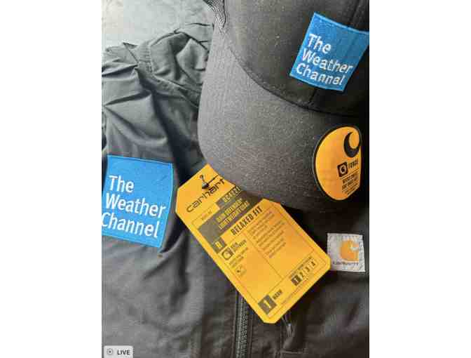 Carhartt Rain defender light weight coat - worn by The Weather Channel Meteorologists - Photo 4