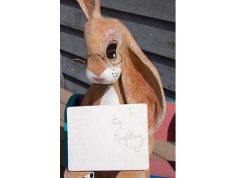 Lovely Rabbit Carving by Rory Alvarez