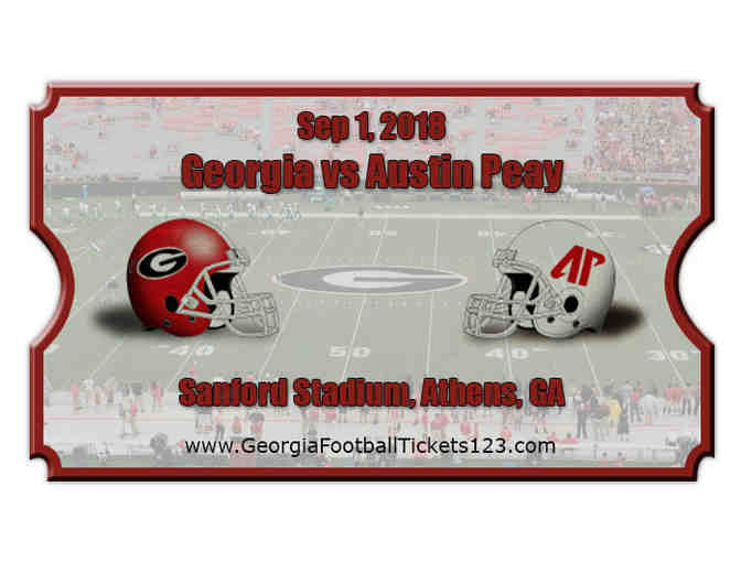4 Tickets to the 2018 UGA Vs. Austin Peay St. Game - Photo 1