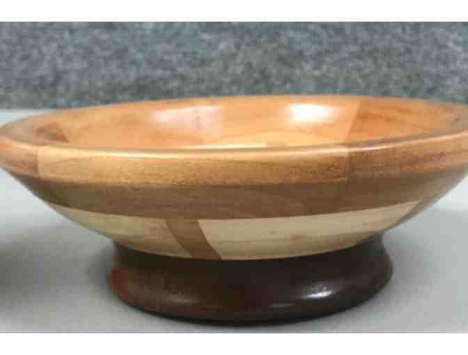 Maple & Walnut Hand-Crafted Bowl